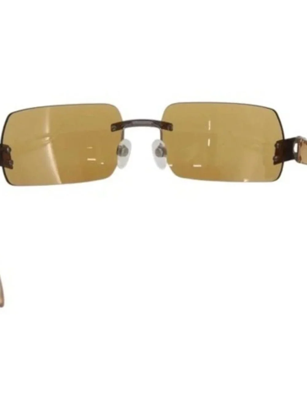 CHANEL Sunglasses plastic Brown CC Auth SW1998